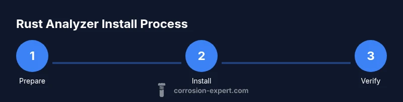 Process diagram for Rust Analyzer installation