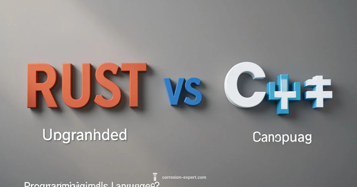 Rust vs C++ Rust vs C++ - Corrosion Expert