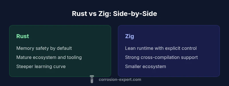 Rust vs Zig side-by-side comparison